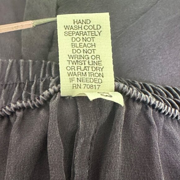 Vintage Purple Silk Lounge Pajama Pants Size Small Unbranded Quiet Luxury Hygge - Picture 5 of 9